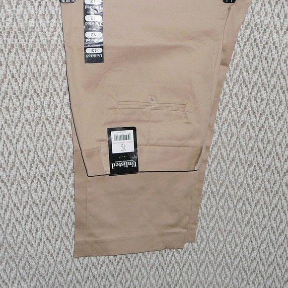 Kenneth Cole Capri Cropped Pants Women's 12 NWT Beige Khaki - Picture 3 of 9